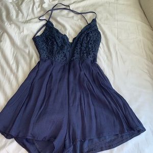 Blue Lulu’s Mini Romper